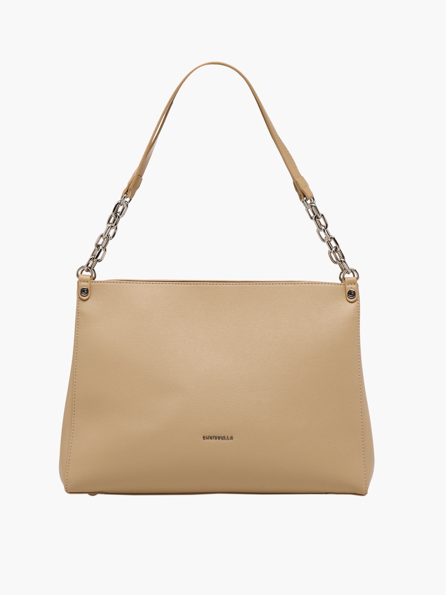 Plain Shoulder Bag with Pouch