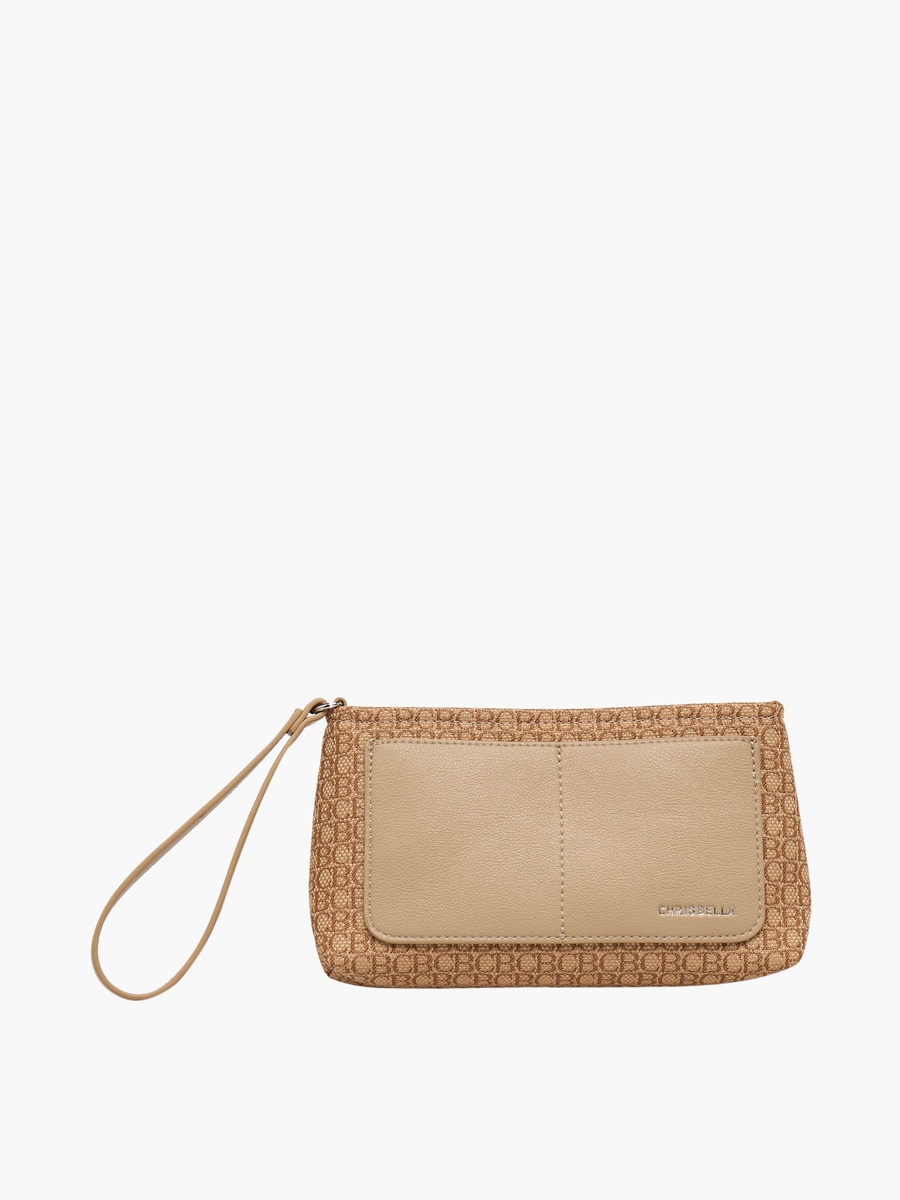 Plain Shoulder Bag with Pouch