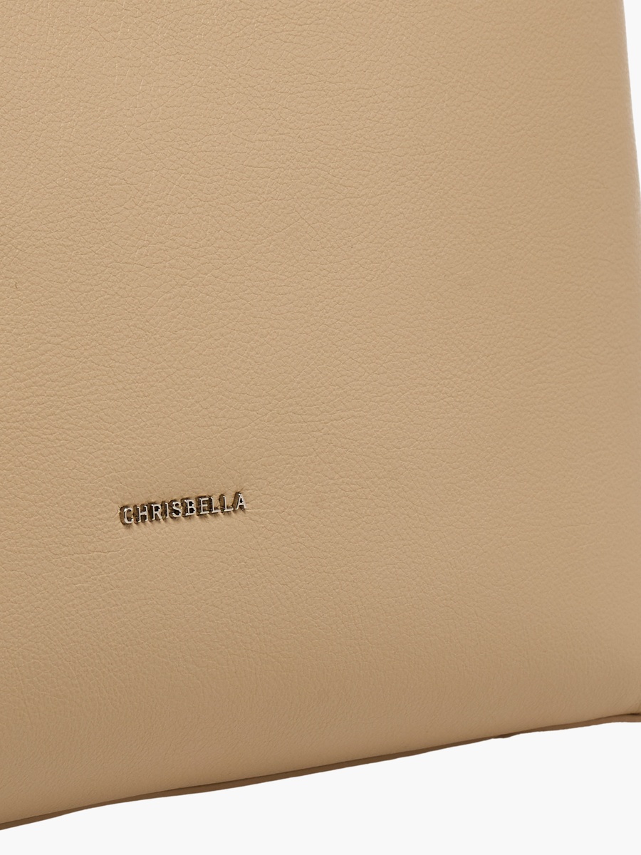 Plain Shoulder Bag with Pouch