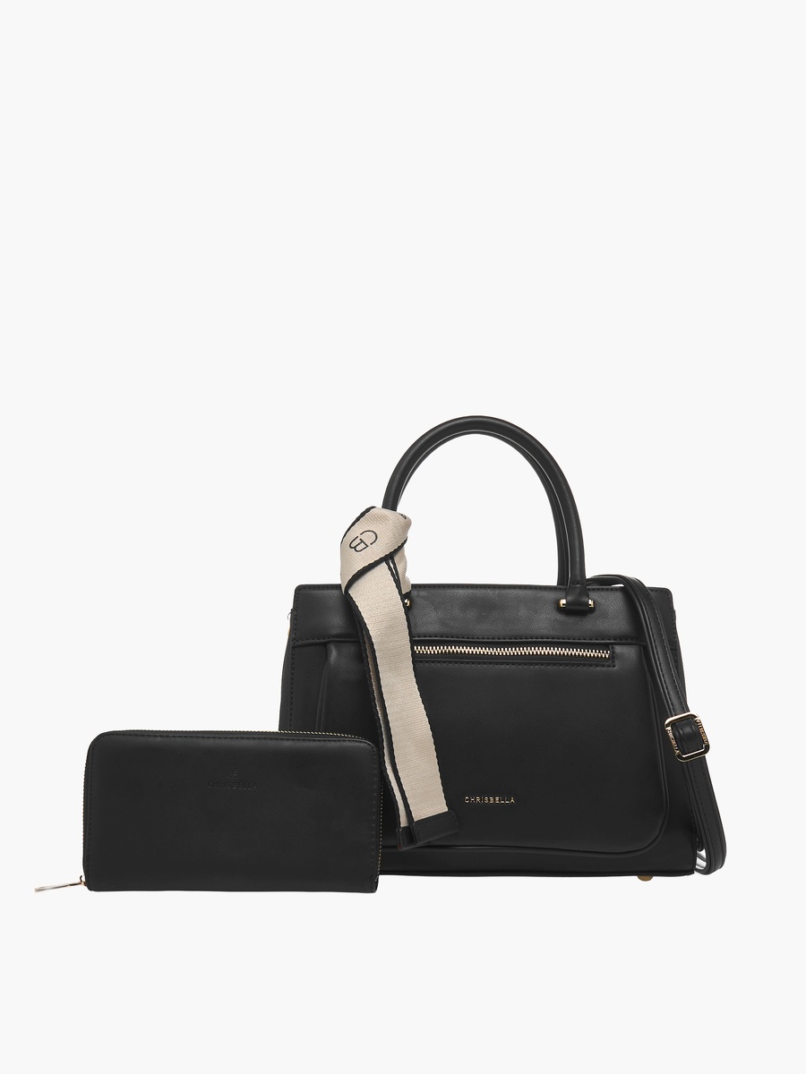 Tote Bag with Zip Around Wallet