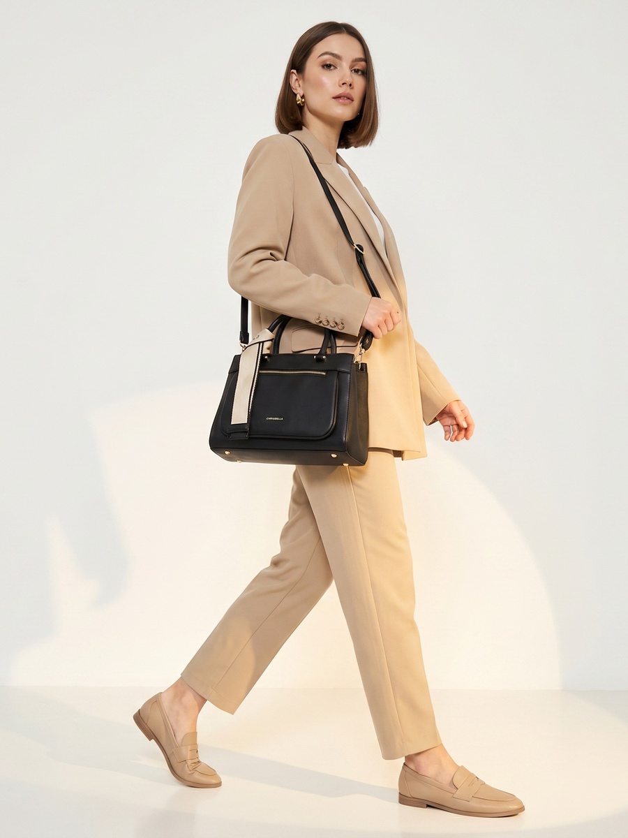 Tote Bag with Zip Around Wallet