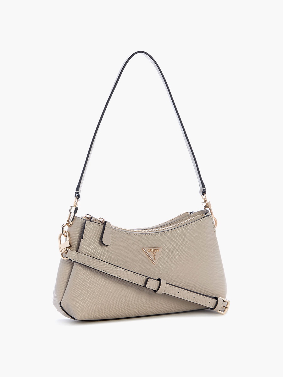 Noelle Ii Texture Single Handle Shoulder Bag with Zip Closure and Adjustable Strap
