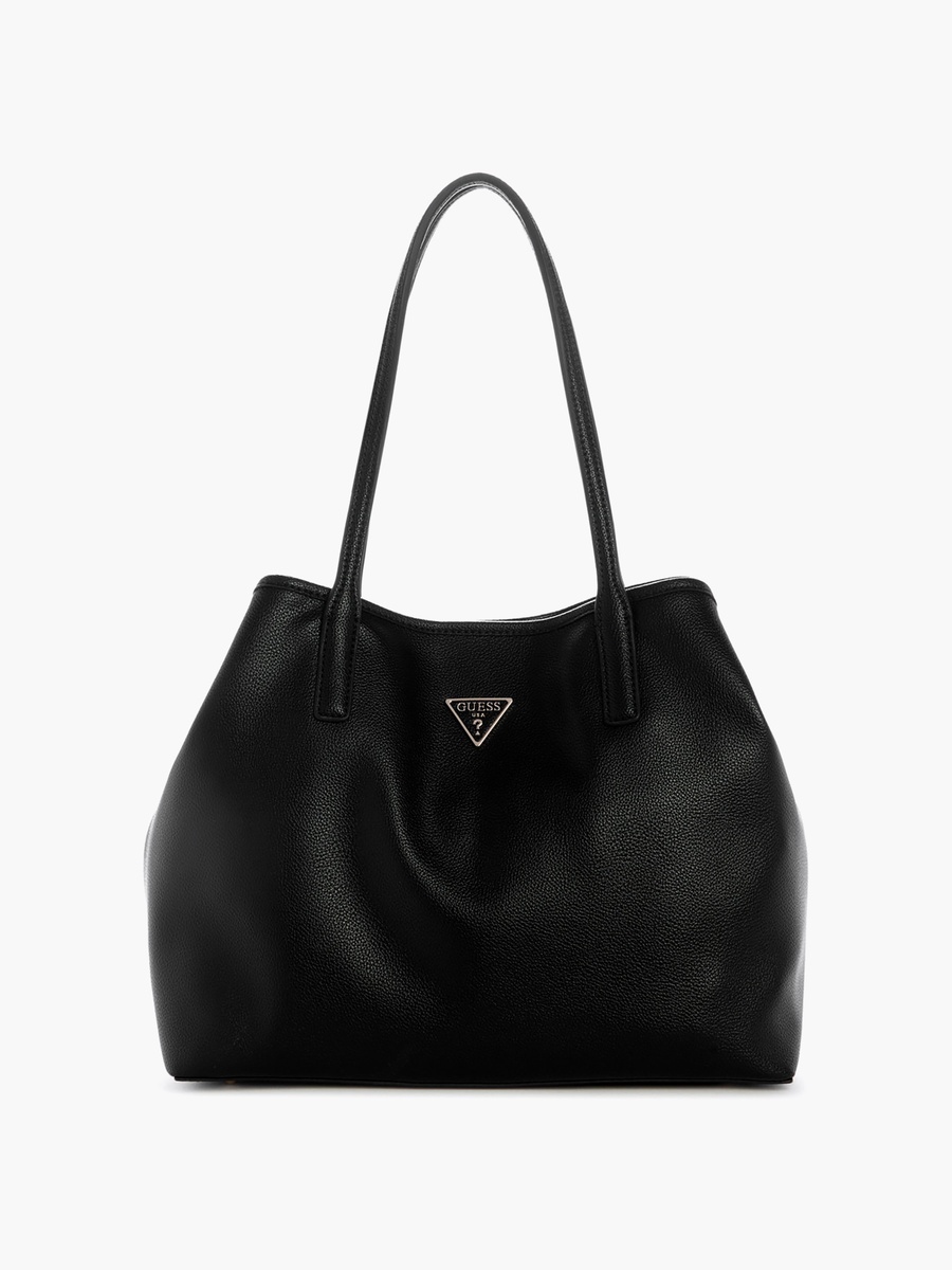 Victtoria Double Handle Tote Bag and Pouch with Magnetic Closure