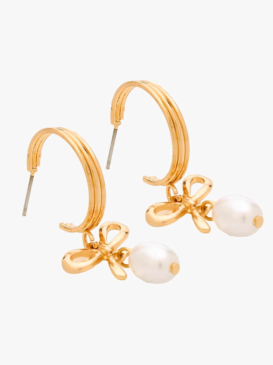 Pack of 3 Metallic Finish Hoop Earrings with Pushback Closure
