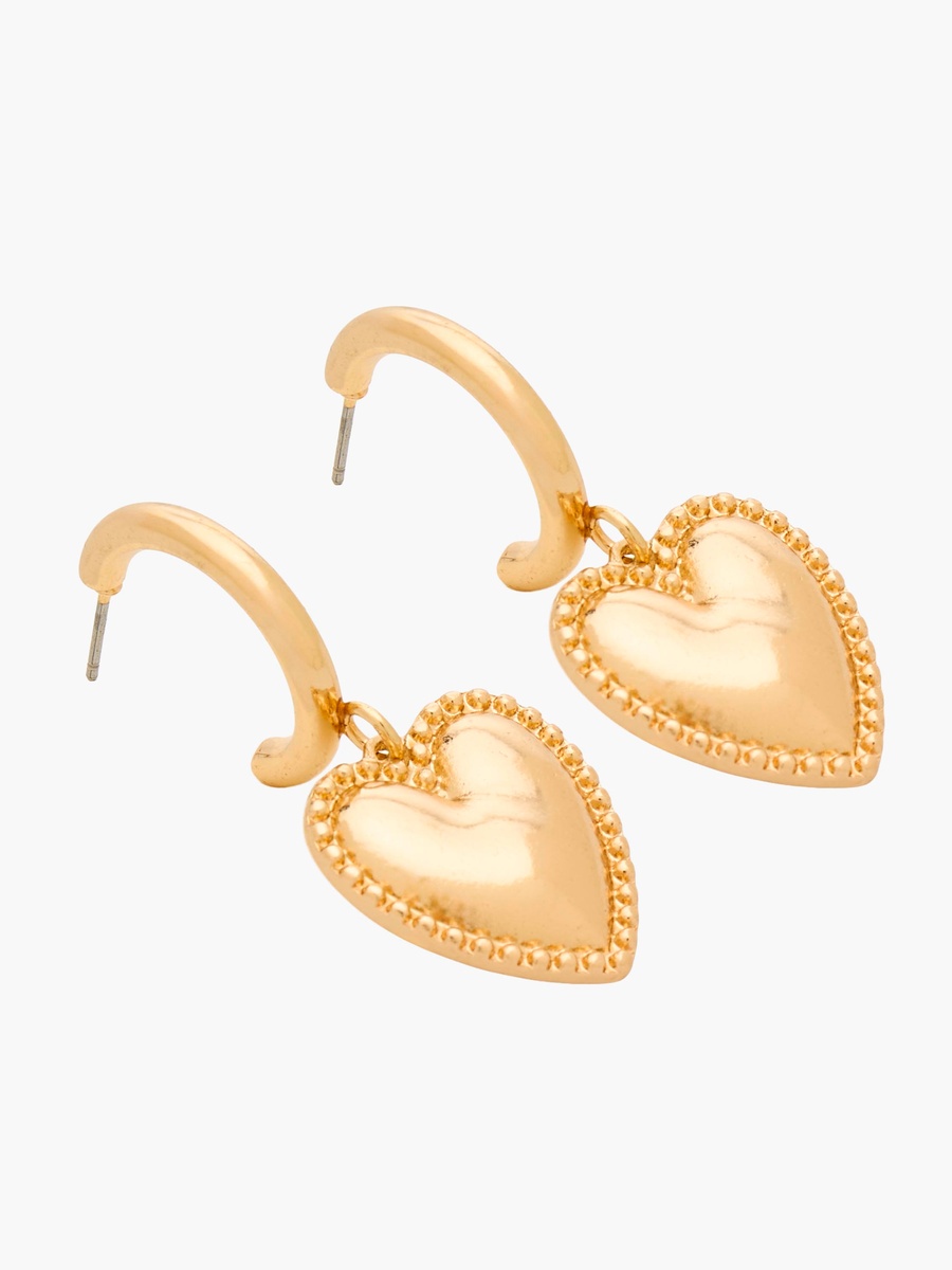 Pack of 3 Metallic Finish Hoop Earrings with Pushback Closure