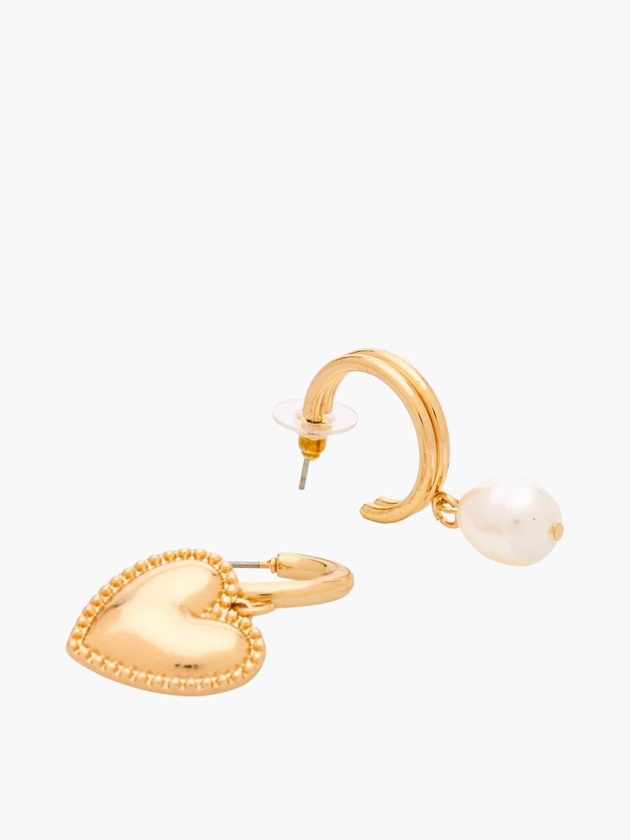 Pack of 3 Metallic Finish Hoop Earrings with Pushback Closure