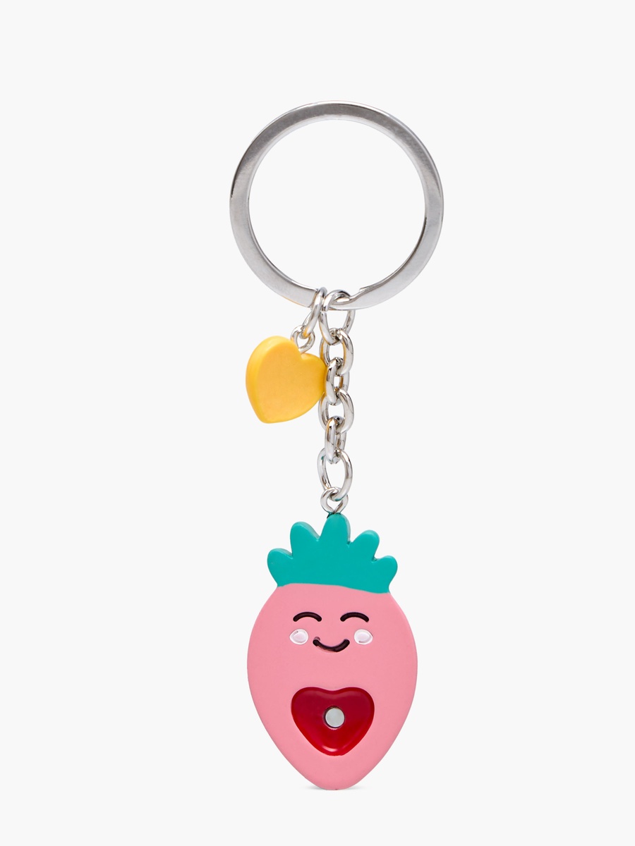 Strawberry Charm Keyring