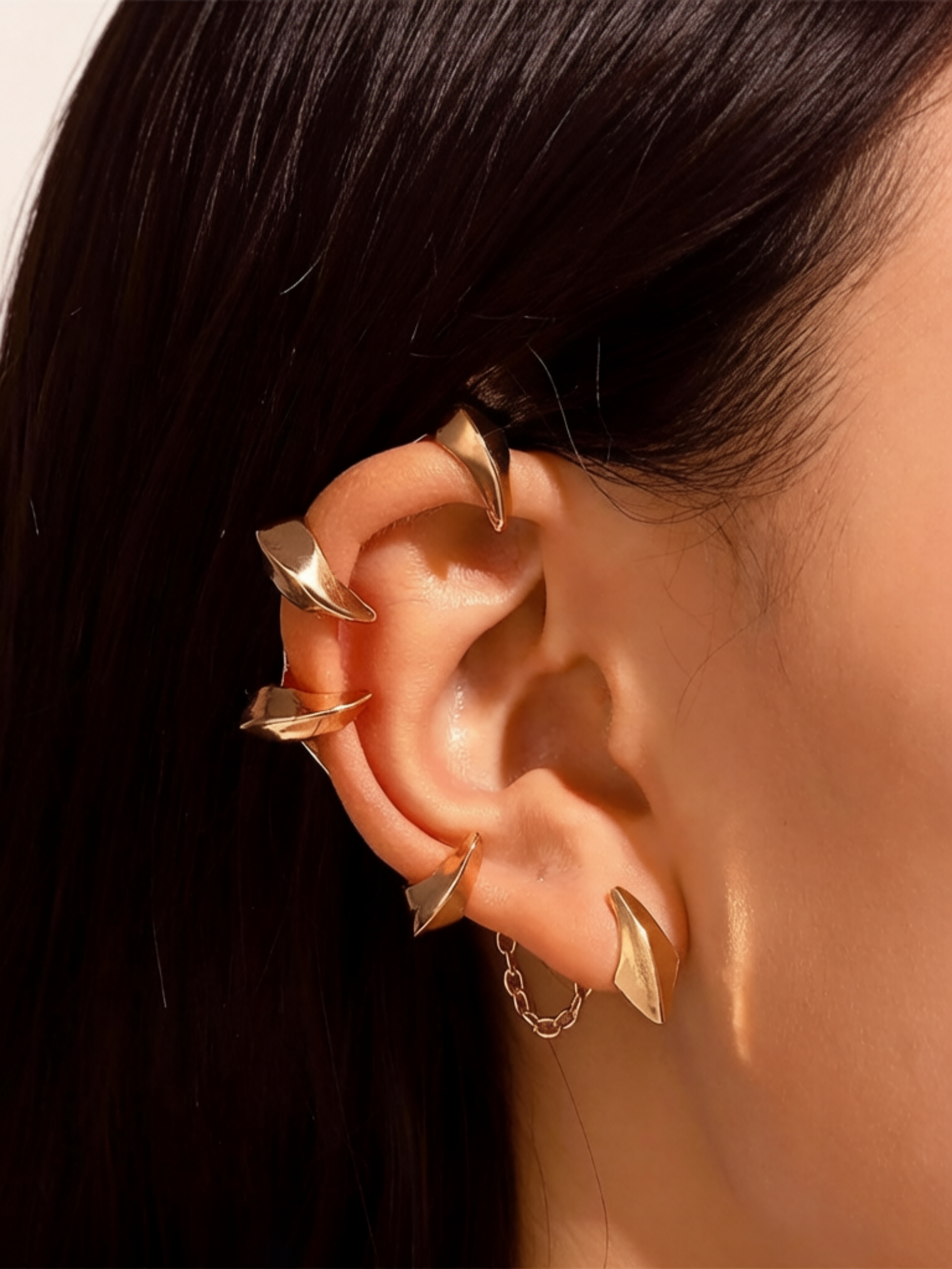 Golden Ear Cuff Set - Casual