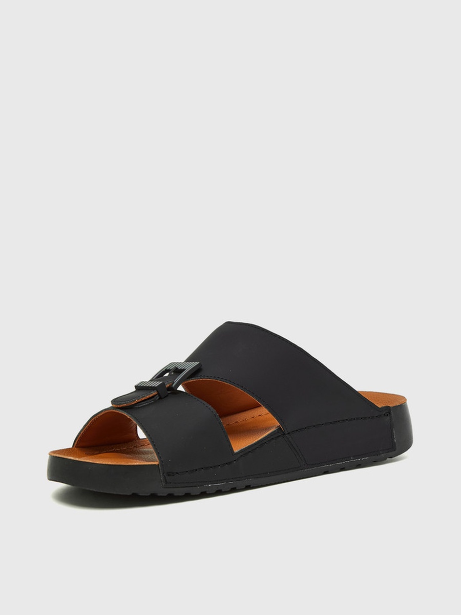 Men Black SNOL Comfort Sandals