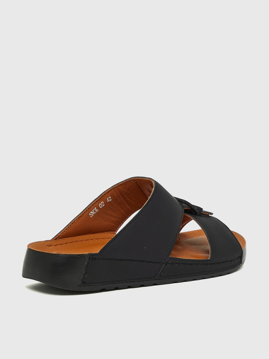 Men Black SNOL Comfort Sandals