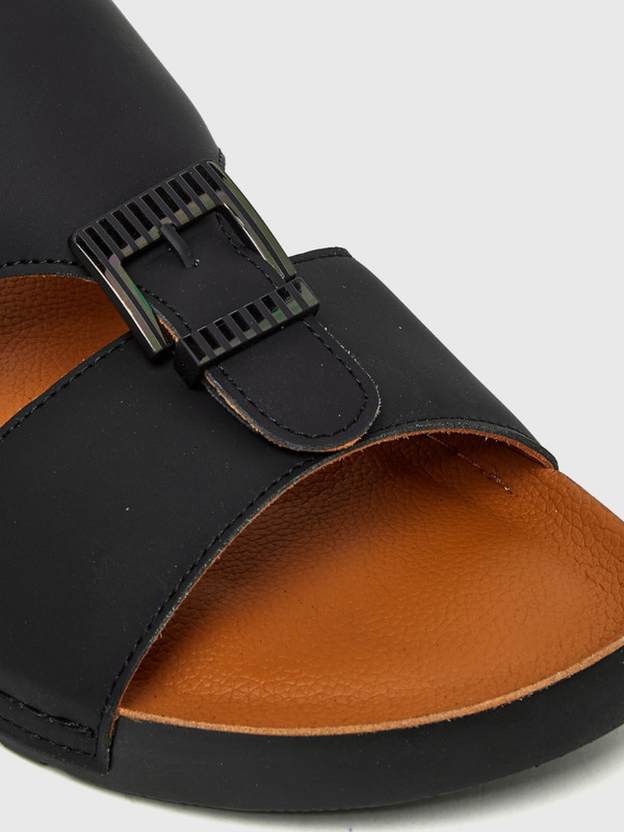 Men Black SNOL Comfort Sandals