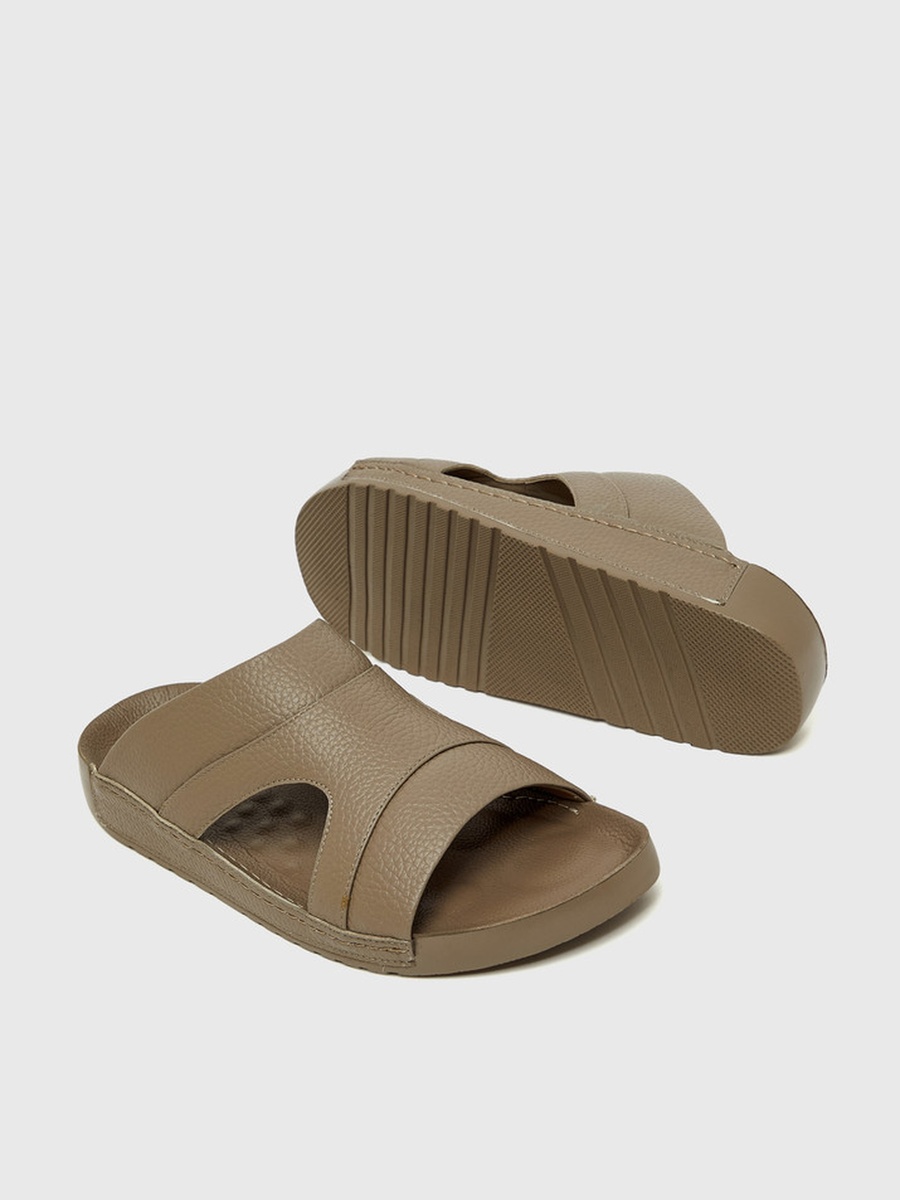 Men Beige SNOL Comfort Sandals