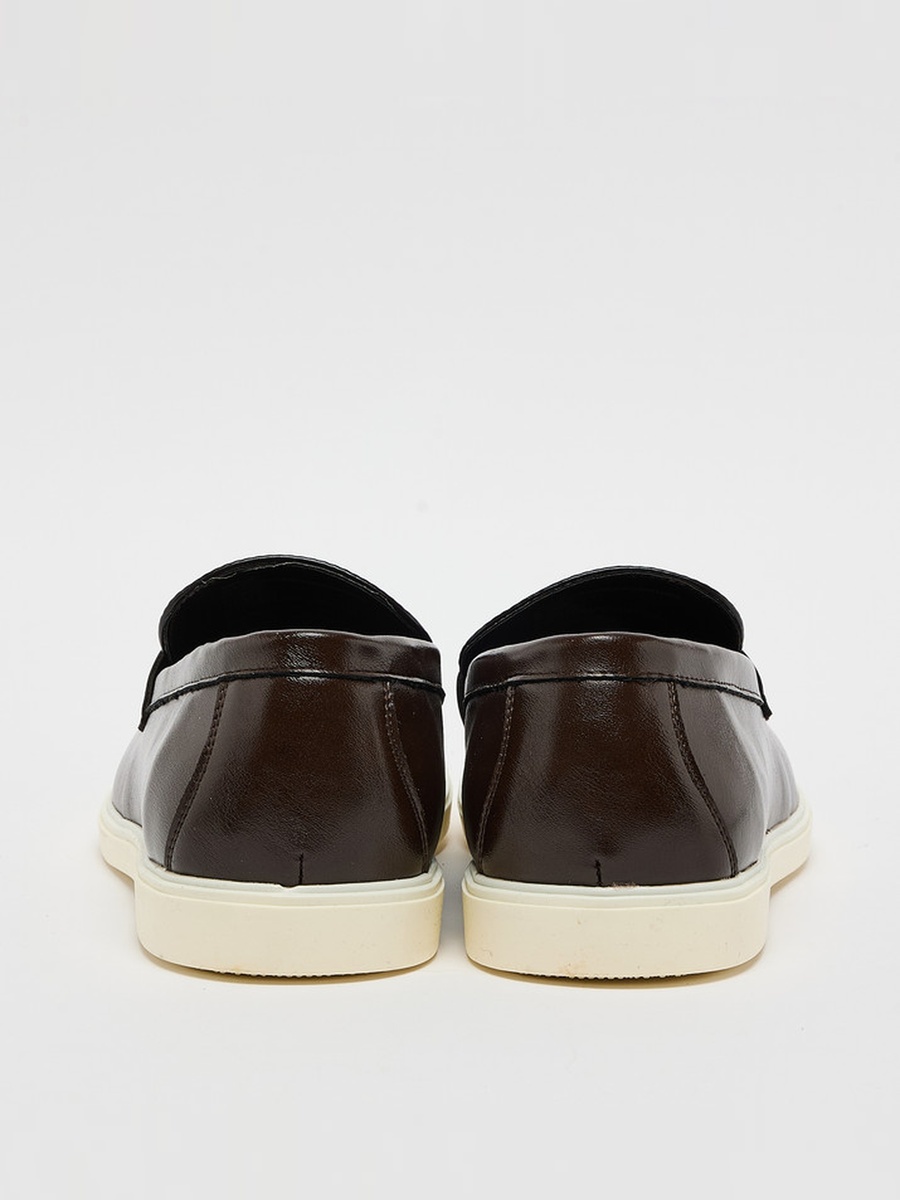 Brown Mmillo Plain Penny Loafers