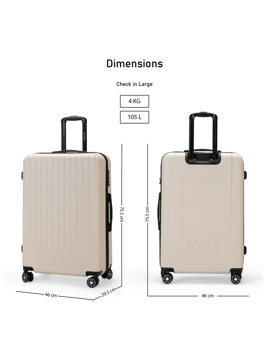 Fusion ABS Hard Trolley, Flesh 28 Inch