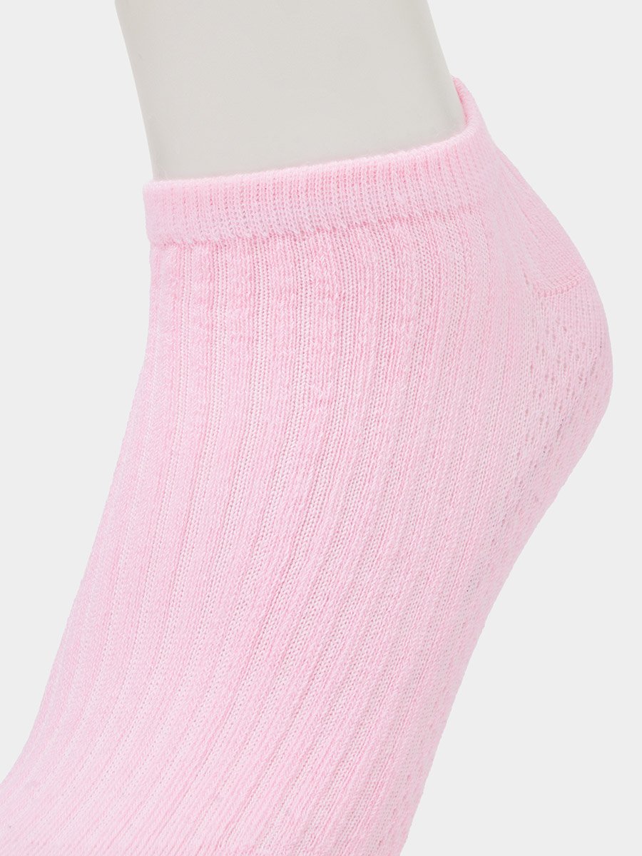 Pack of 5 - Multi-Color Solid Ankle Socks