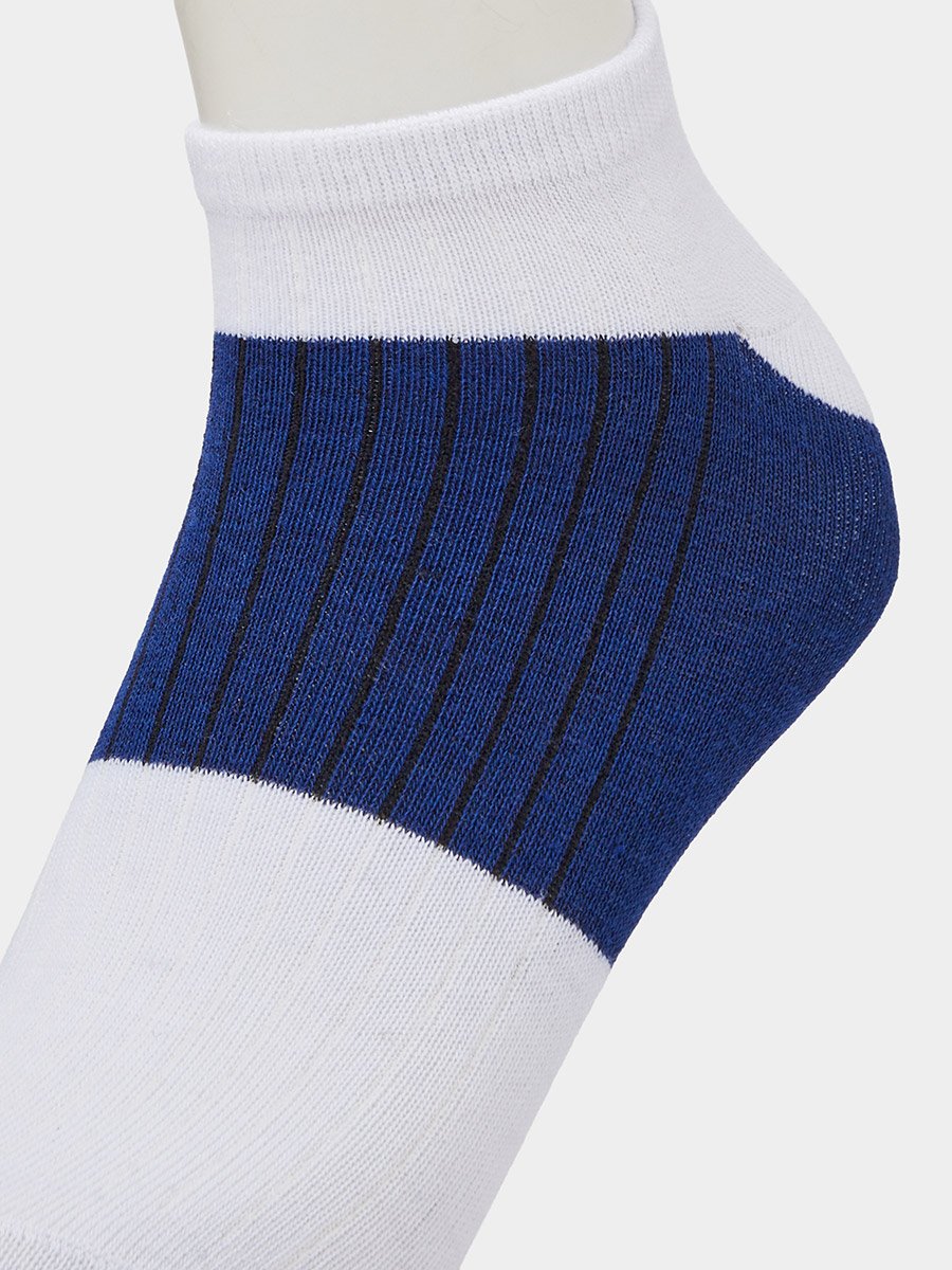 Pack of 5 - Multi-Color Striped Ankle Socks