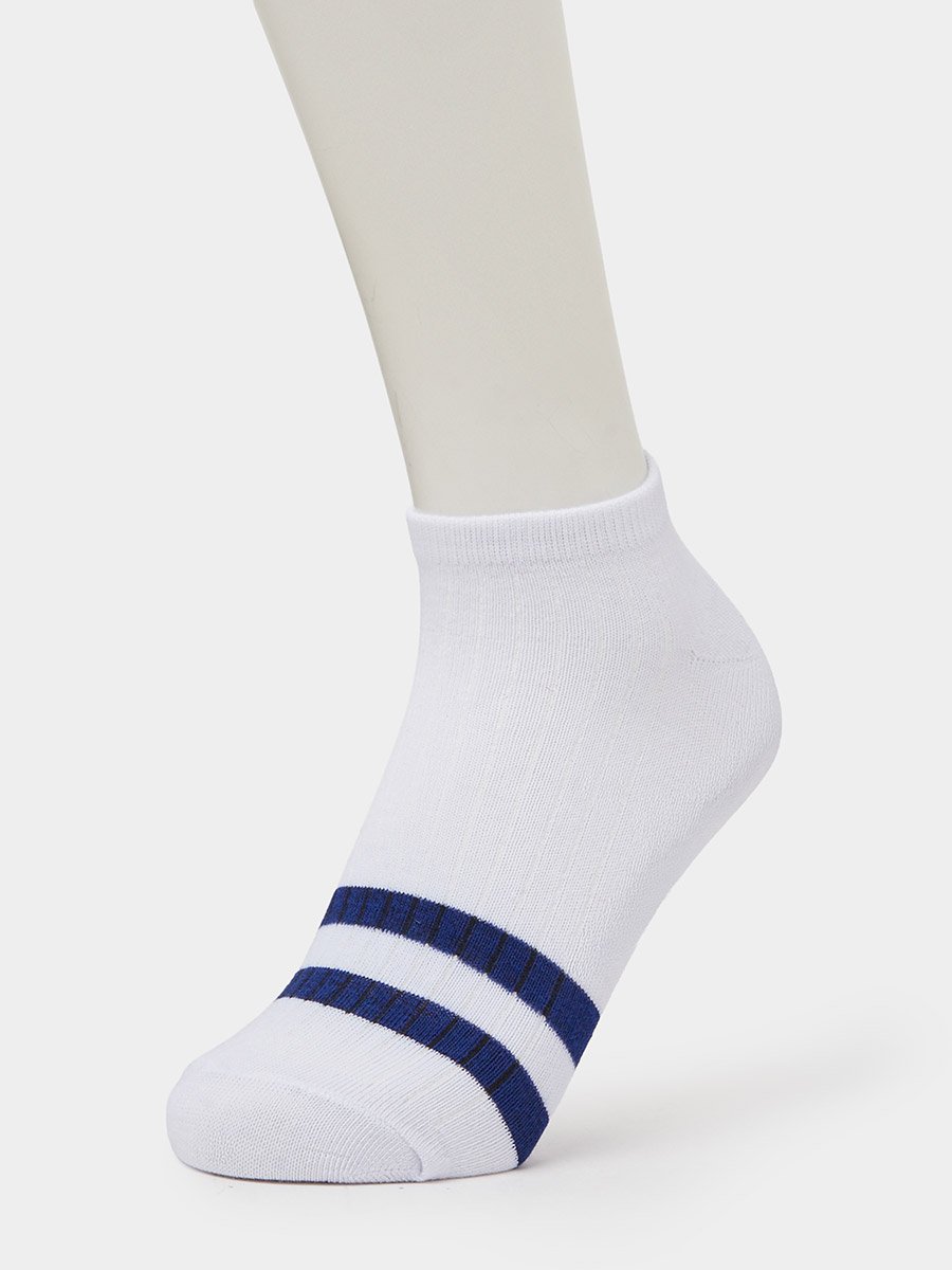 Pack of 5 - Multi-Color Striped Ankle Socks