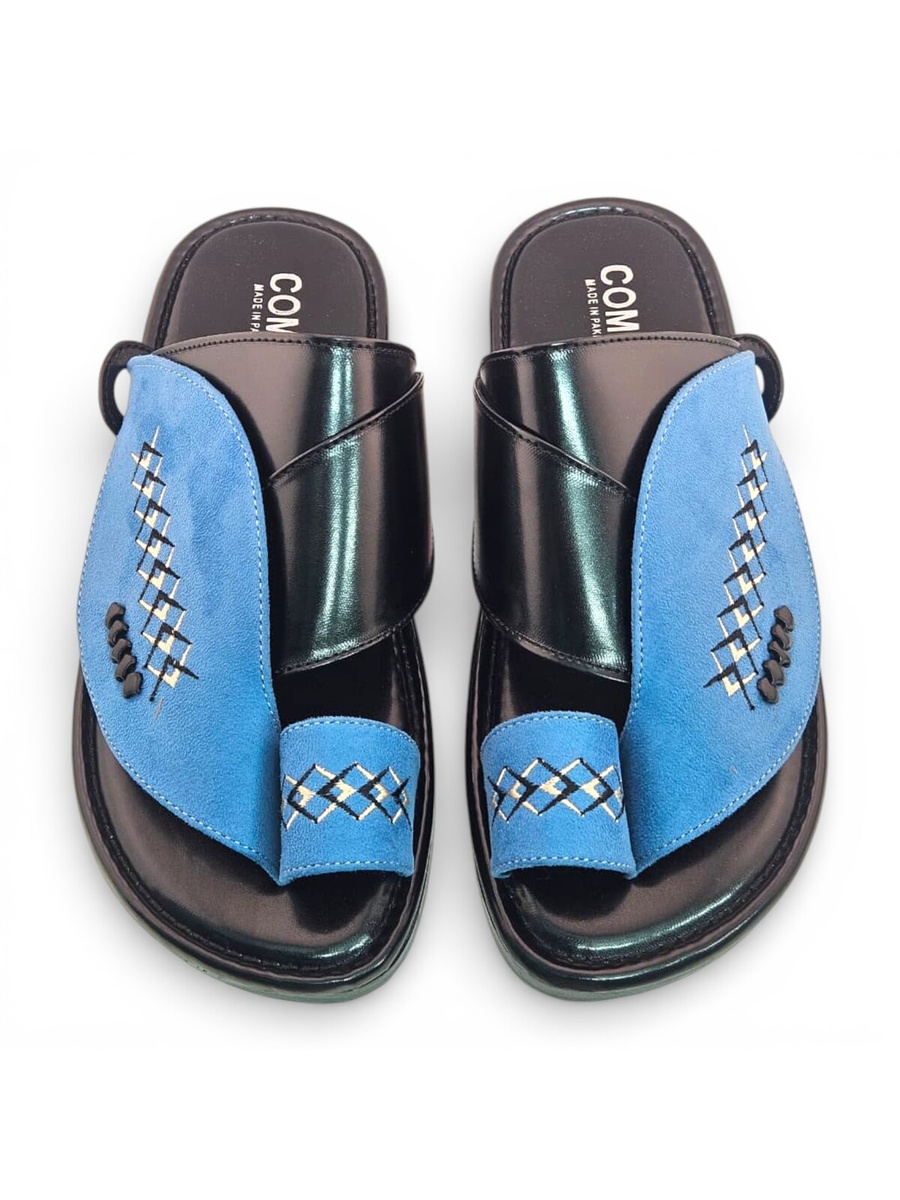 Multi-Color Embroidered Arabic Sandals