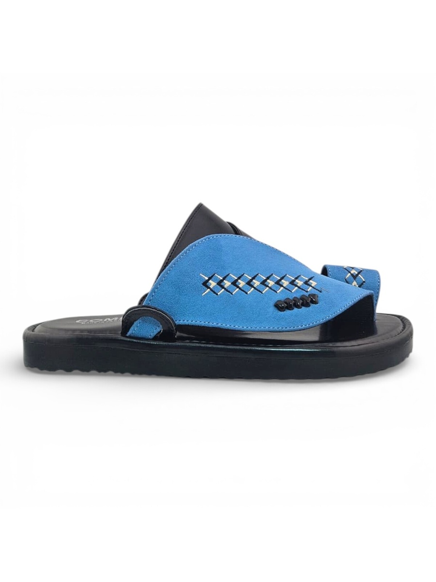 Multi-Color Embroidered Arabic Sandals