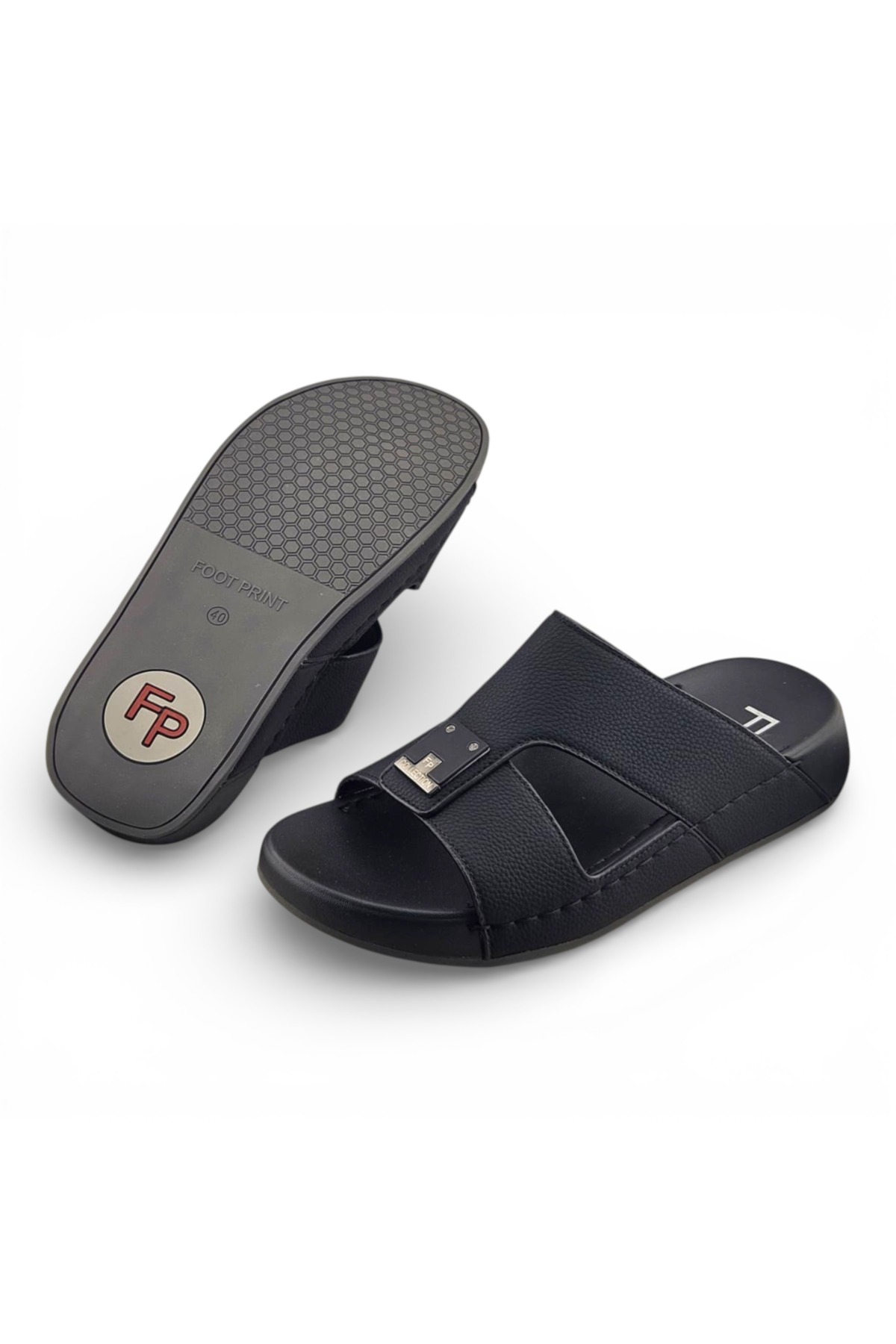 Men Black Casual Comfort Sandals