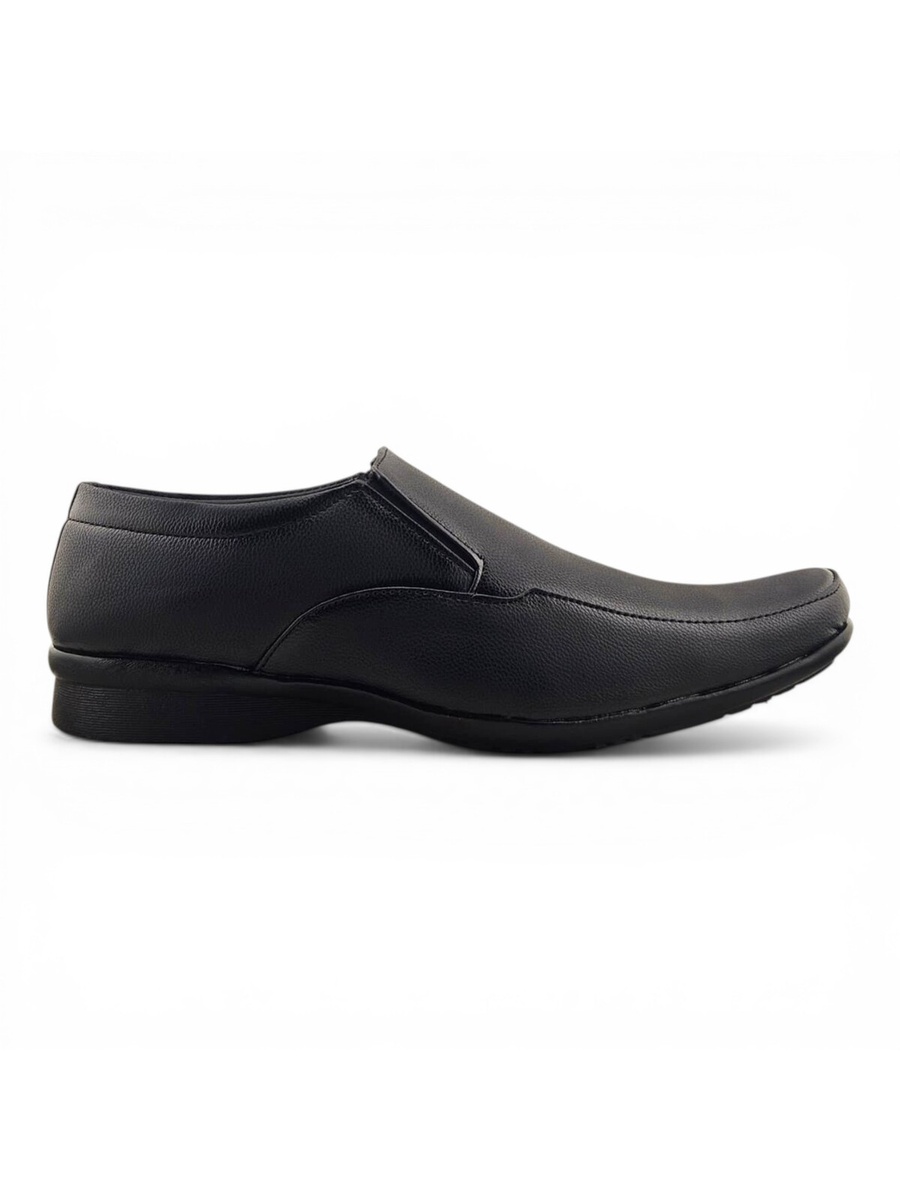 Men Black Slip-On Loafers