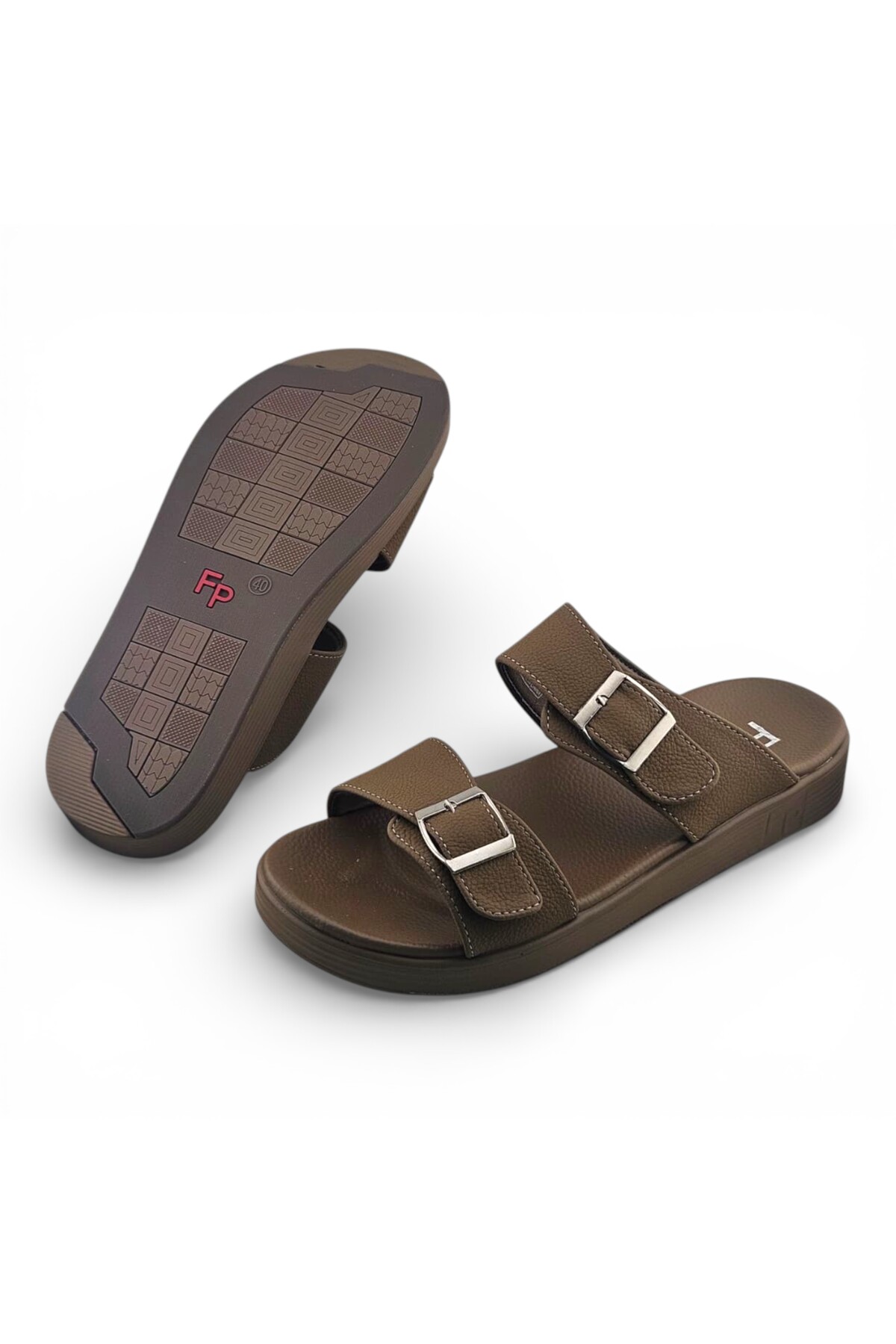 Men Khaki Casual Comfort Sandals