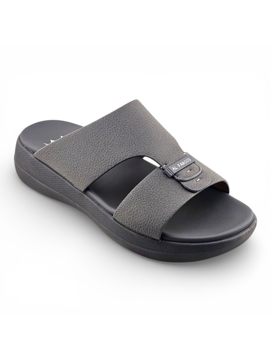 Men Grey Casual Slide Sandals