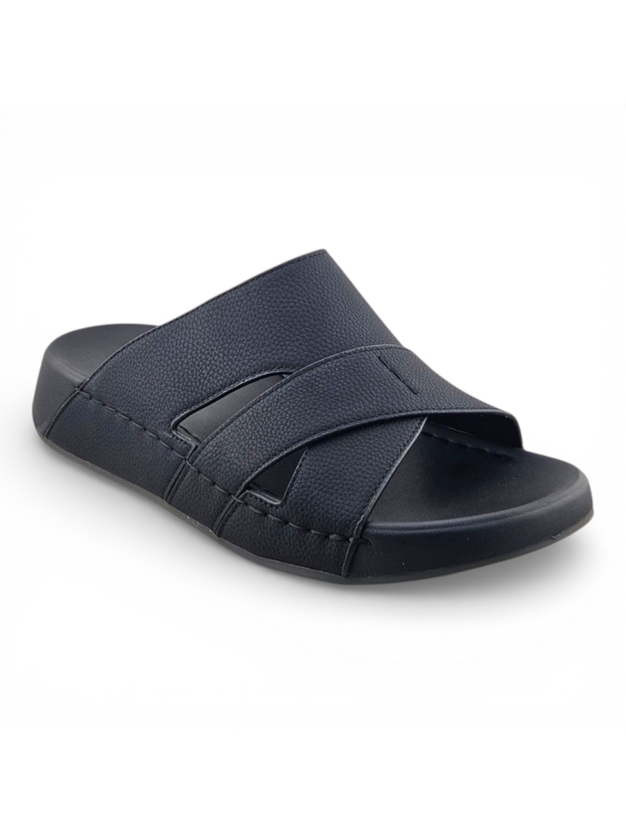 Men Classic Black Comfort Sandals