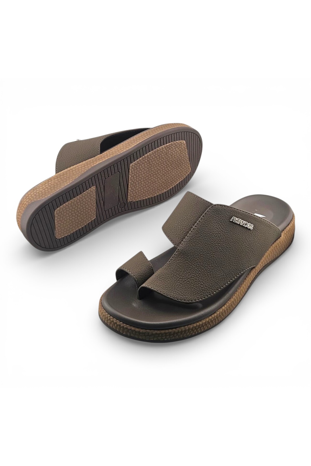 Men Green Casual Slip-On Comfort Sandals