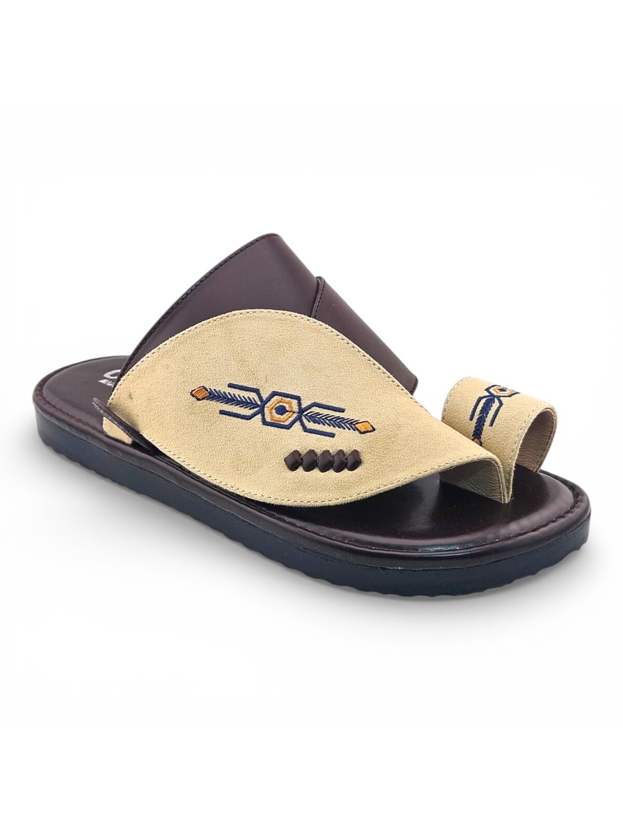 Multi-Color Embroidered Arabic Sandals