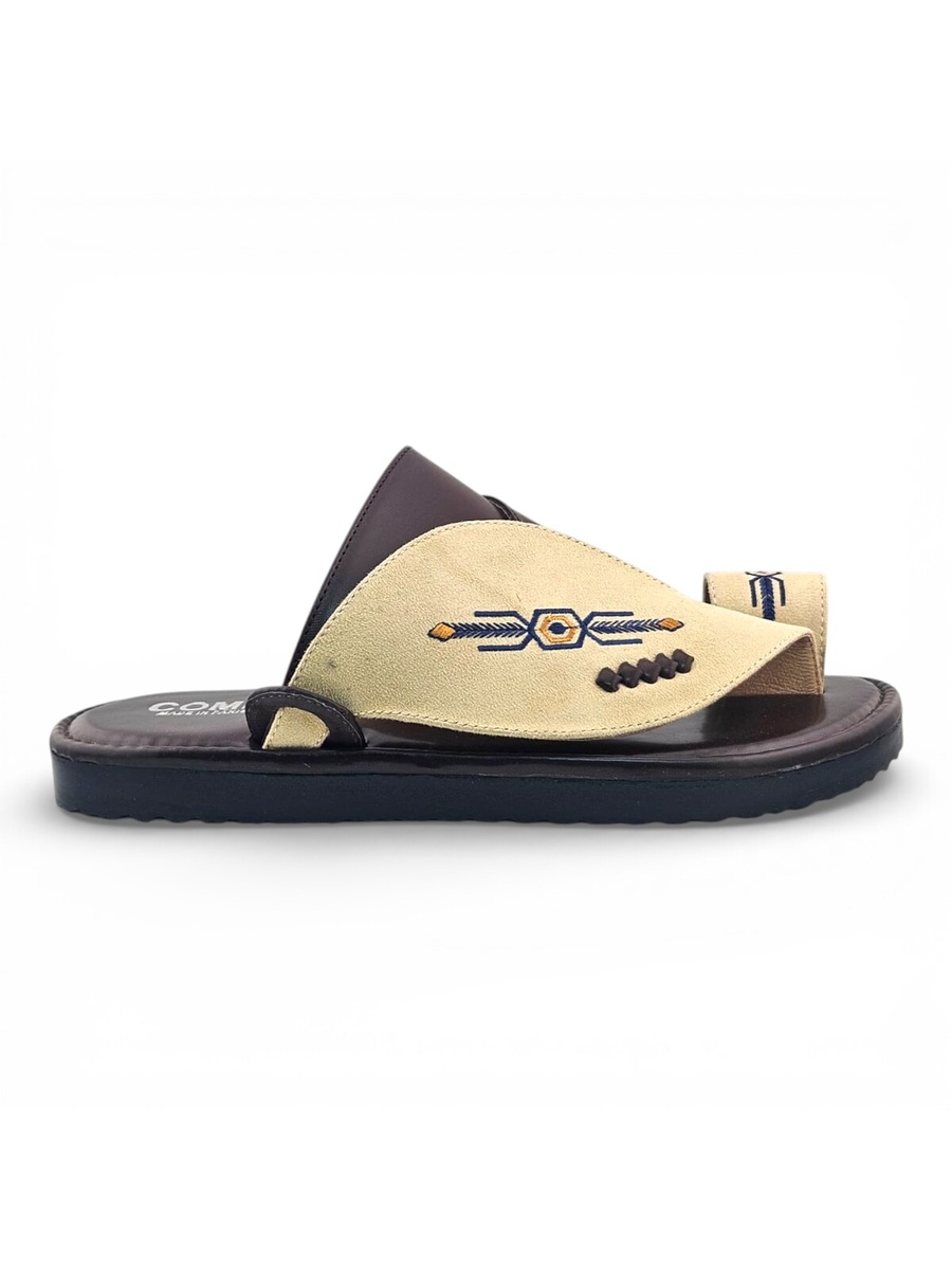 Multi-Color Embroidered Arabic Sandals