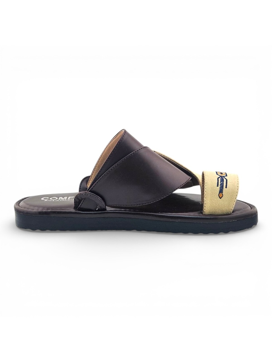 Multi-Color Embroidered Arabic Sandals