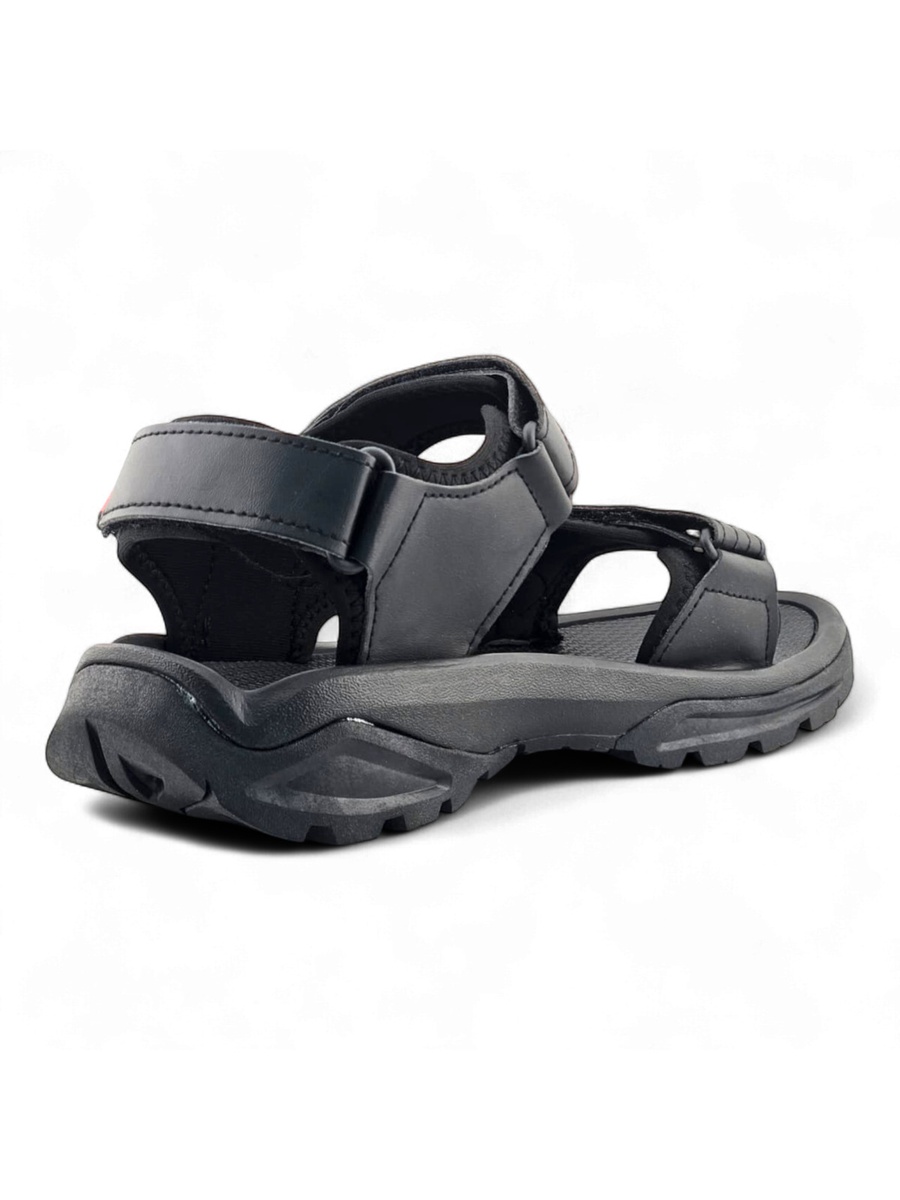 Men Black Casual Sandals - Comfortable Outdoor Footwear