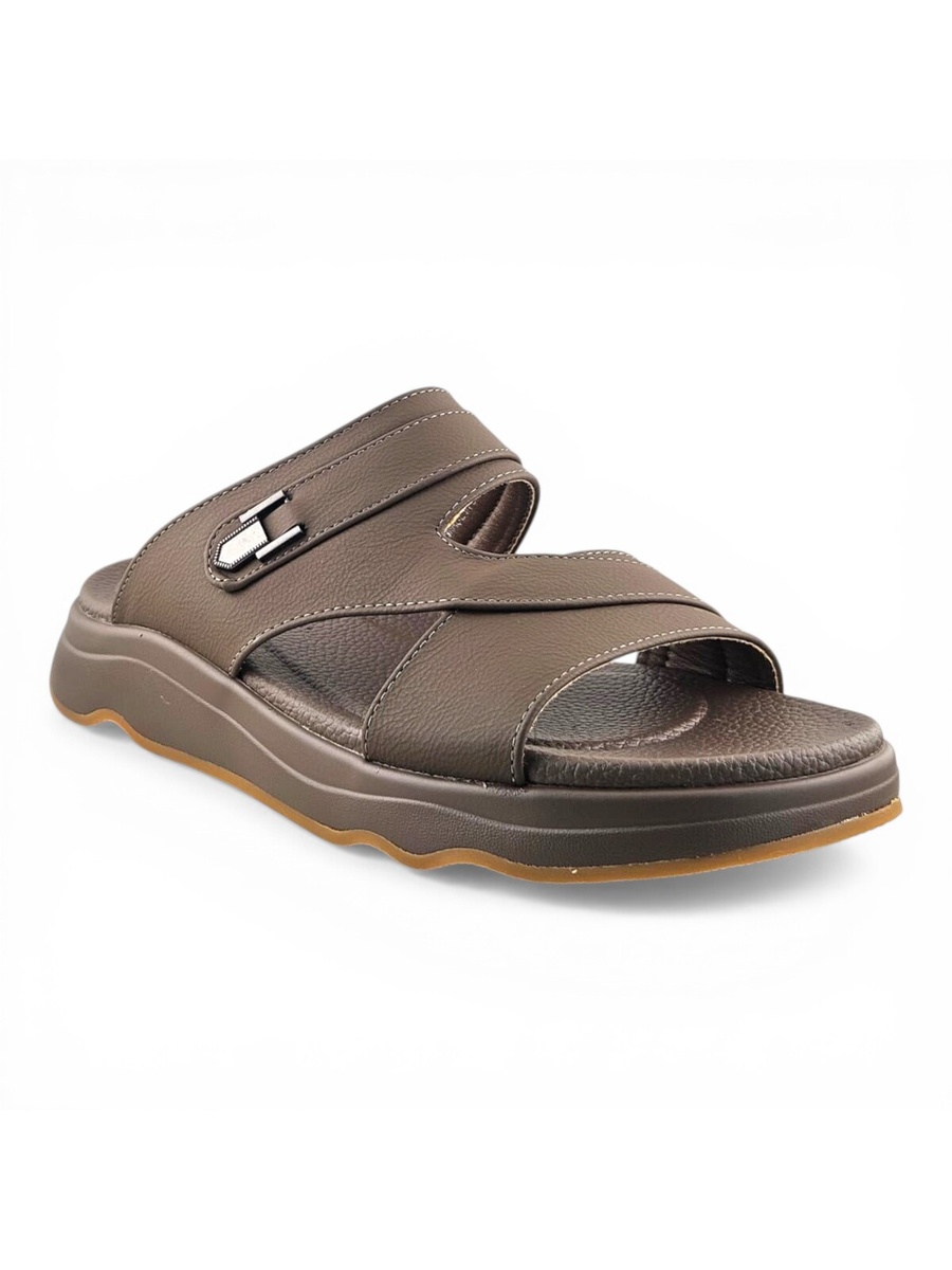 Men Khaki Comfort Slides