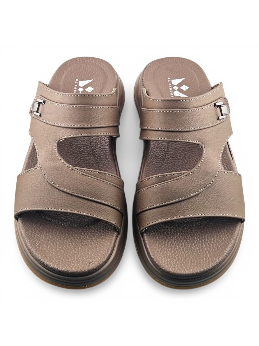 Men Khaki Comfort Slides