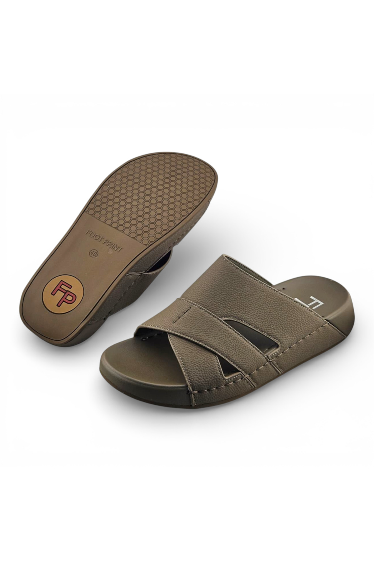 Men Olive Casual Comfort Sandals