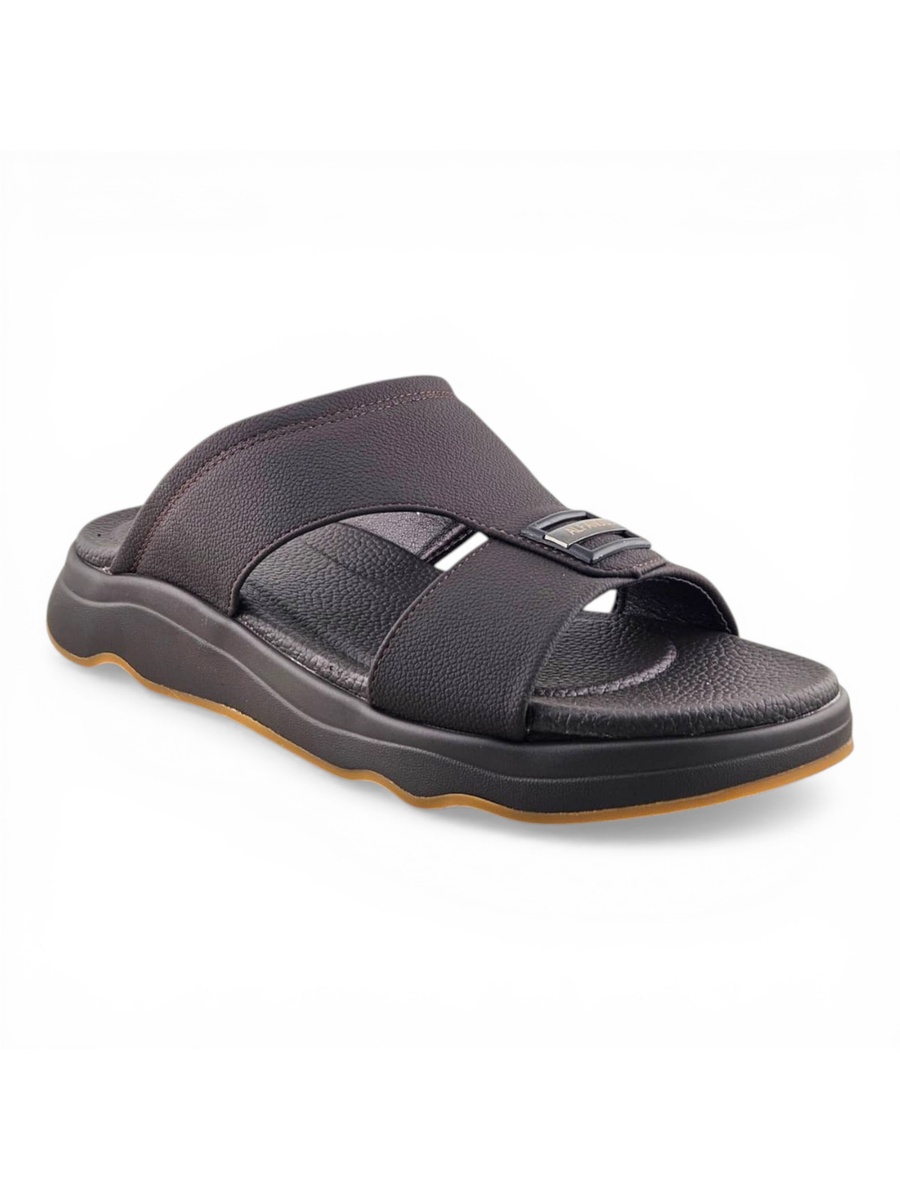 Men Coffee Brown Comfort Slides
