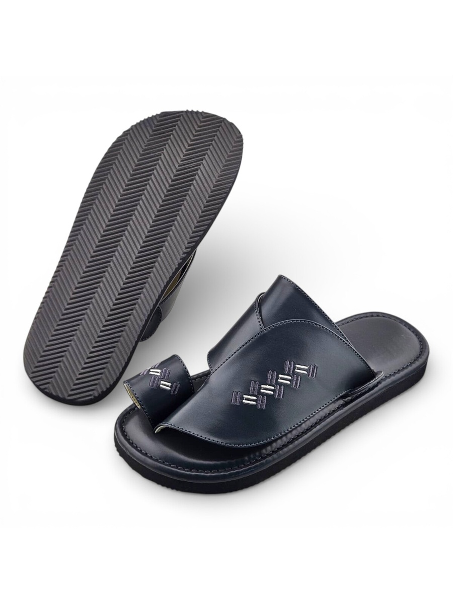 Men Grey Arabic Thobe Sandals