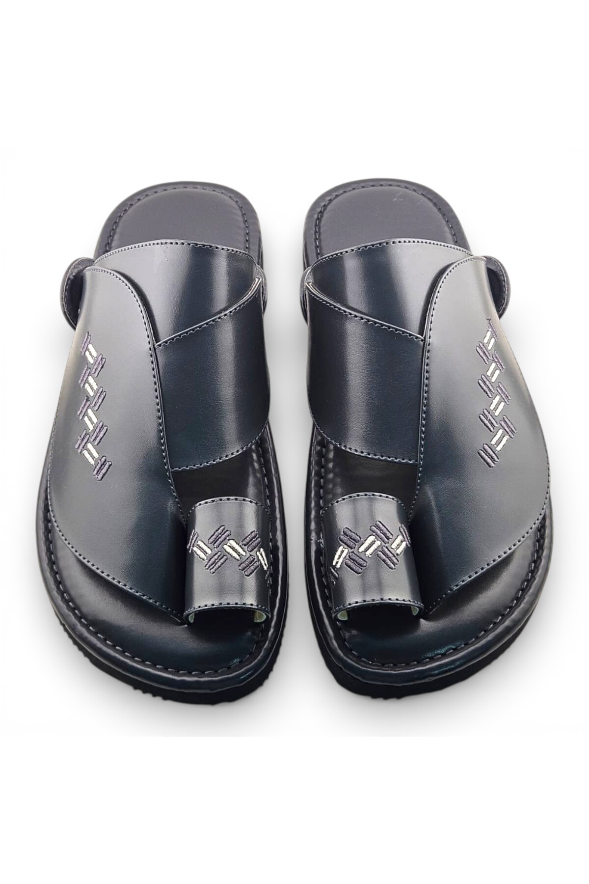 Men Grey Arabic Thobe Sandals