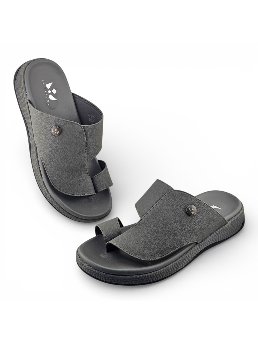 Men Grey Casual Sandals