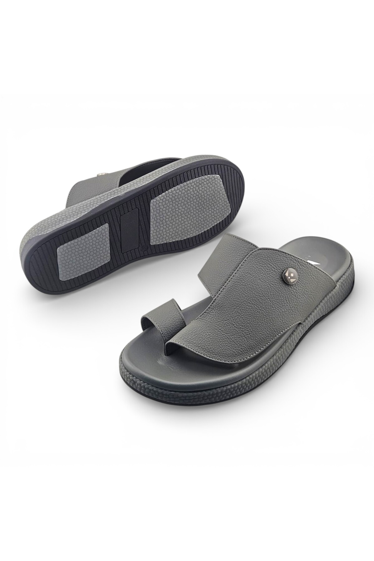 Men Grey Casual Sandals