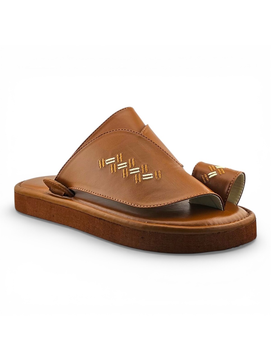 Men Mustard Arabic Sandals