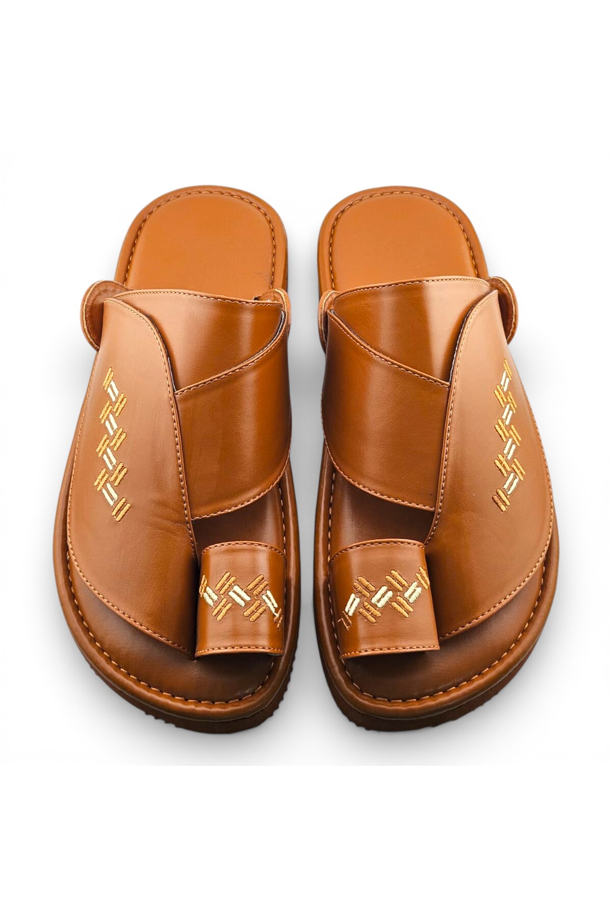 Men Mustard Arabic Sandals