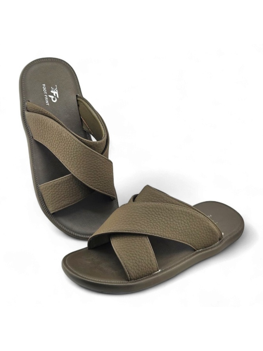 Men Olive Arabic Sandals