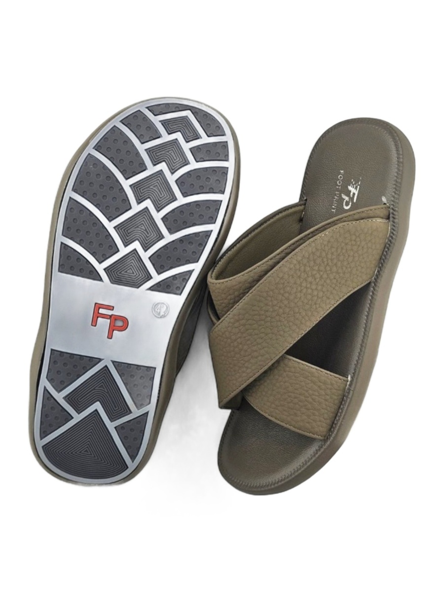 Men Olive Arabic Sandals
