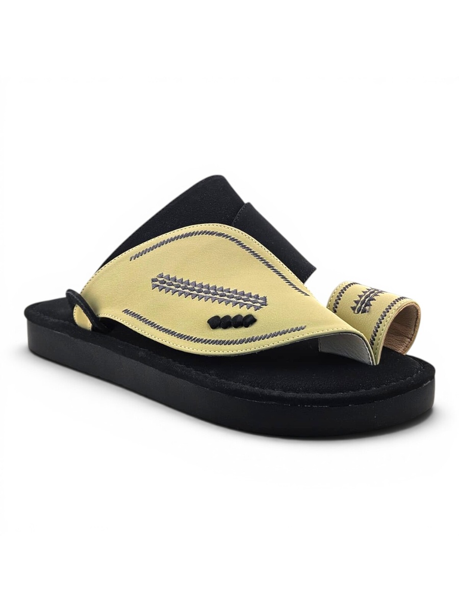Multi-Color Embroidered Arabic Sandals