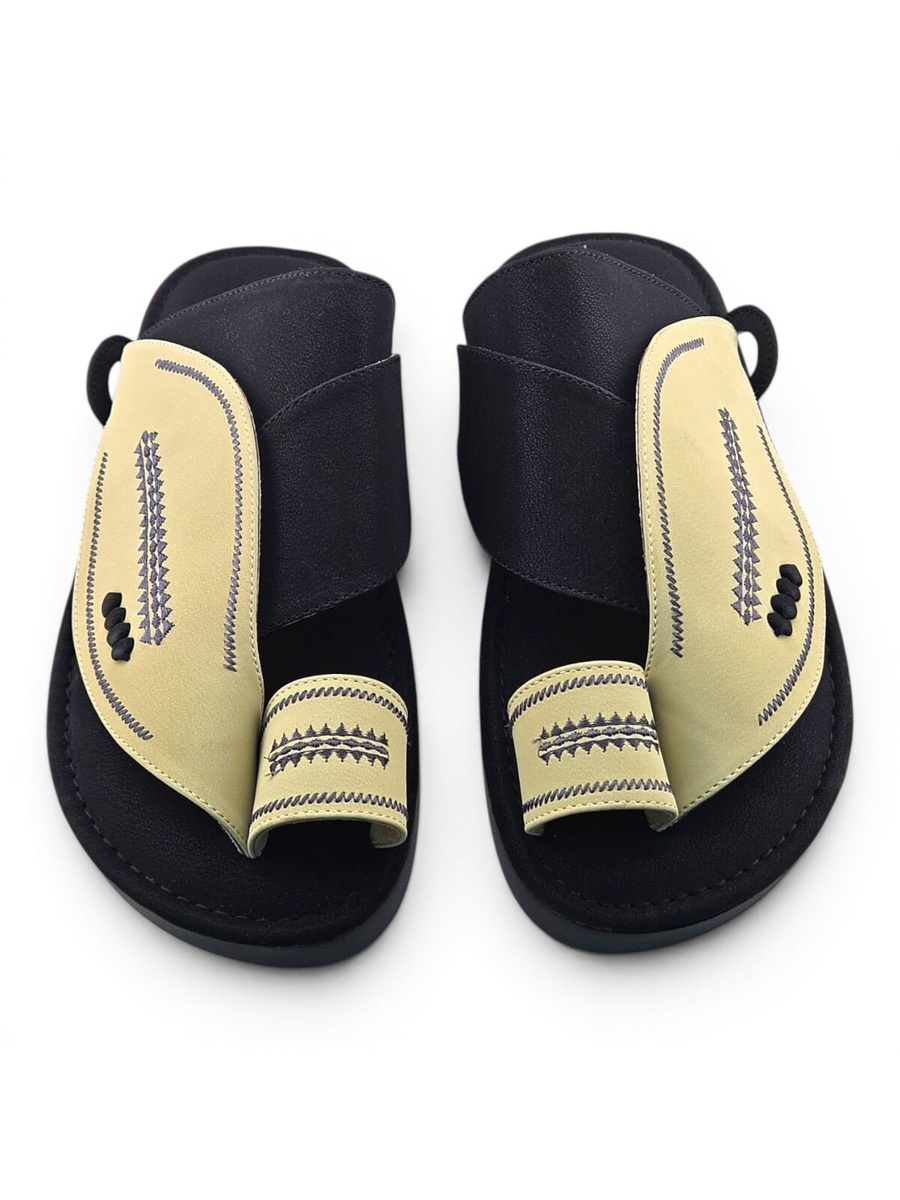 Multi-Color Embroidered Arabic Sandals