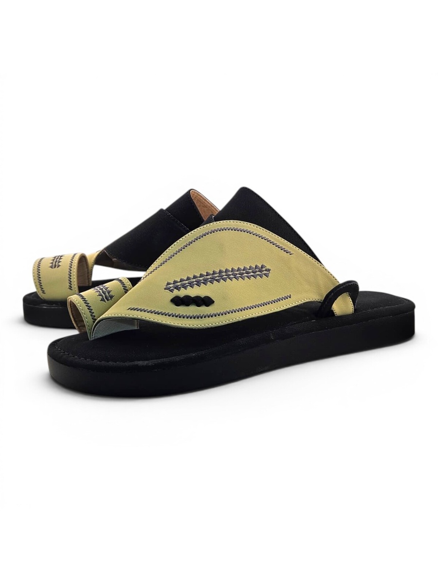 Multi-Color Embroidered Arabic Sandals
