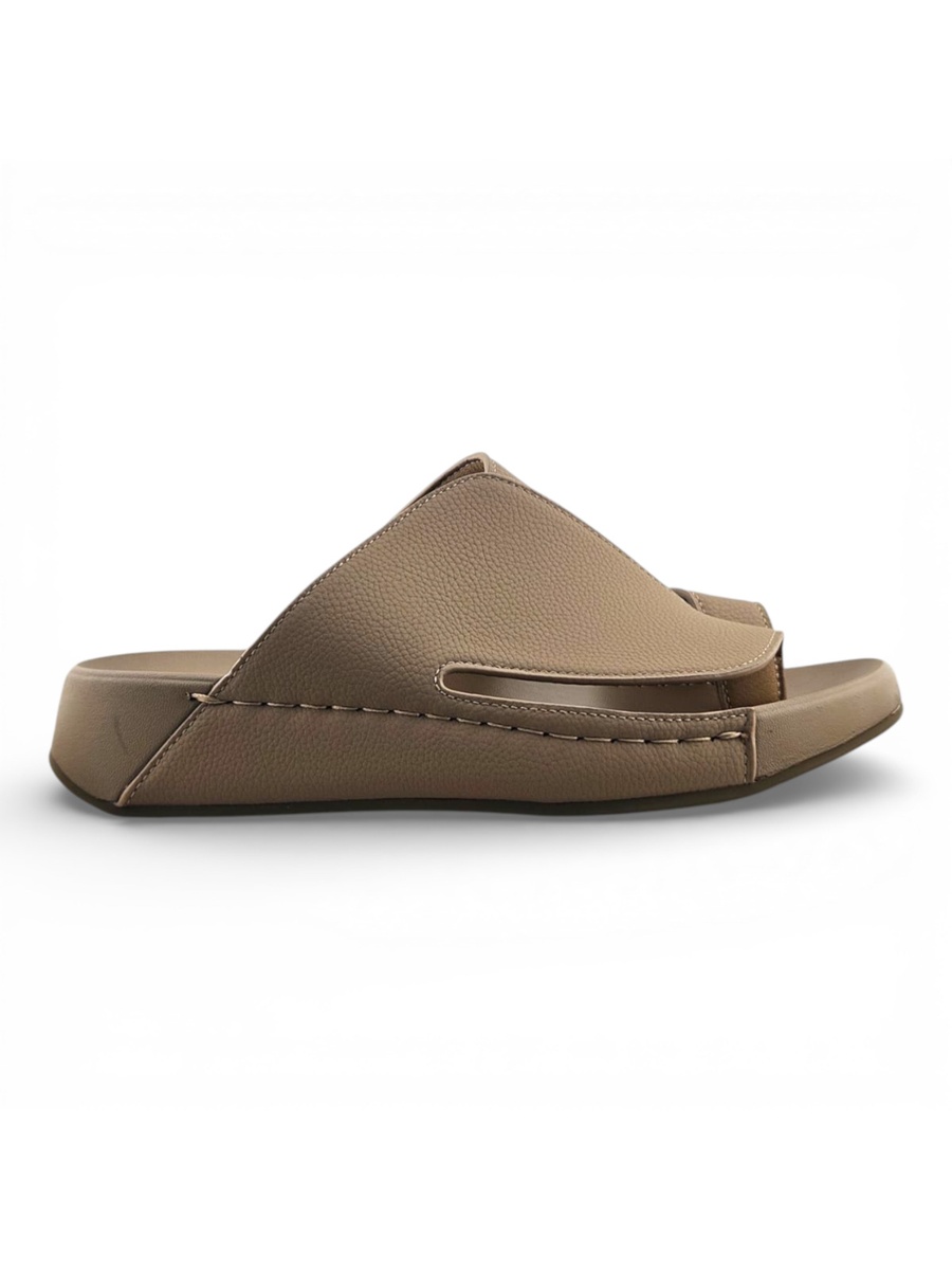 Khaki Men Comfort Thobe Sandals