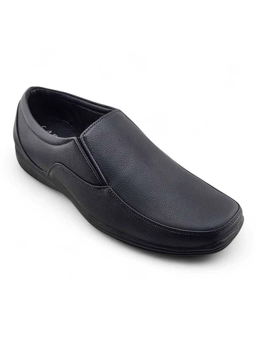 Men Black Formal Slip-On Shoes